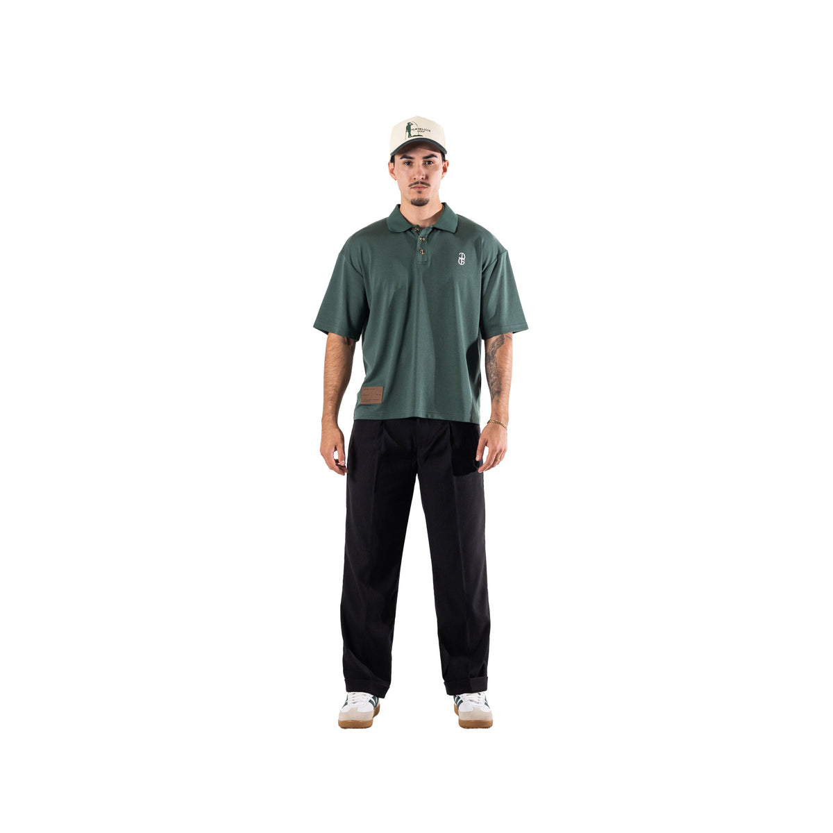 THE EXECUTIVE POLO - FOREST GREEN